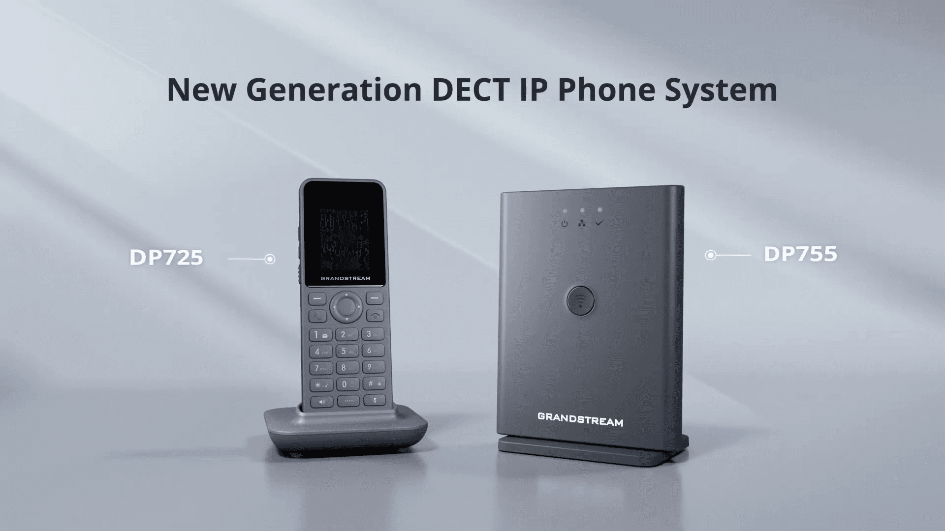 Điện thoại VoIP không dây DECT VoIP DP750, DP752 và DP755